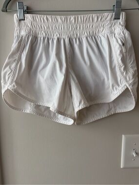 lululemon athletica White Lightweight Athletic Shorts